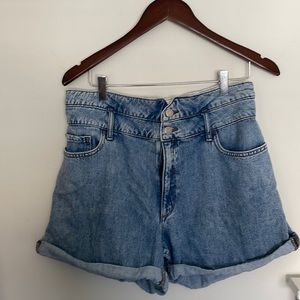 Banana Republic vintage high waisted denim shorts
